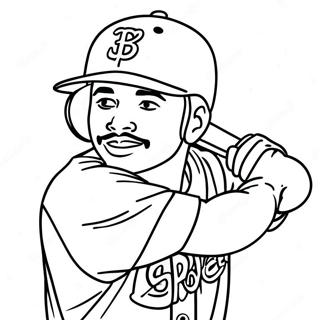 Pagina Para Colorir Do Mookie Betts 69703-57424