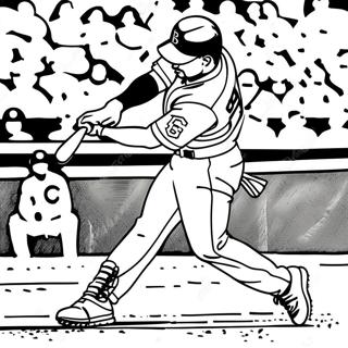 Pagina Para Colorir Do Mookie Betts Batendo Um Home Run 69704-57434