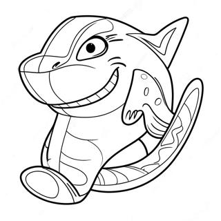 Pagina Para Colorir Do Mascote San Jose Sharks 69714-57470