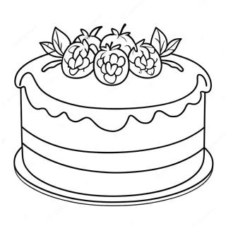 Pagina Para Colorir De Torta De Framboesa Deliciosa 69724-57745