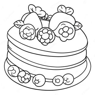 Pagina Para Colorir De Torta De Framboesa Deliciosa 69724-57748