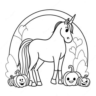 Cavalo De Halloween Para Colorir 69843-57757