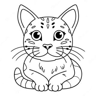 Pagina Para Colorir Do Gato Bengal 69893-57802