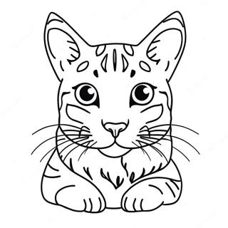 Pagina Para Colorir Do Gato Bengal 69893-57804