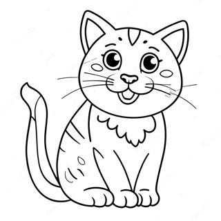 Pagina Para Colorir Do Gato Bengal Brincalhao 69894-57799