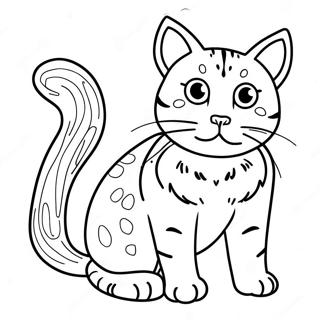 Pagina Para Colorir Do Gato Bengal Brincalhao 69894 57800