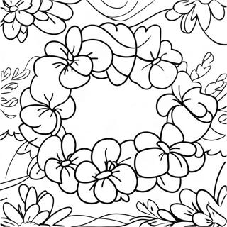 Pagina Para Colorir Do Lei Havaiano Colorido 69924-57818