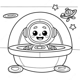 Pagina Para Colorir Do Alienigena Fofo De Toy Story Na Nave Espacial 69994-57881