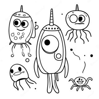 Pagina Para Colorir De Personagens De Plancton Fofos 70014 57900