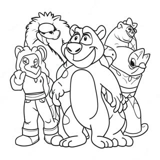 Pagina Para Colorir Dos Personagens Do Wof 70064-57719