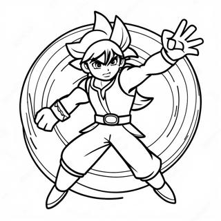 Valkyrie Beyblade Páginas Para Colorir