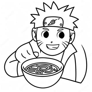 Pagina Para Colorir De Naruto Aproveitando Um Delicioso Ramen 70124-57989