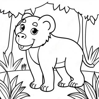 Pagina Para Colorir De Animais Da Selva 70133-57994