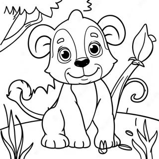 Pagina Para Colorir De Animais Da Selva Fofos 70134-57986