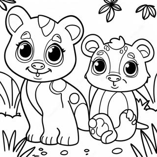 Pagina Para Colorir De Animais Da Selva Fofos 70134-57987