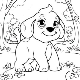 Pagina Para Colorir Do Fofo Shiloh Brincando No Parque 70204-58047