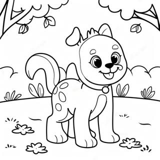 Pagina Para Colorir Do Fofo Shiloh Brincando No Parque 70204-58048