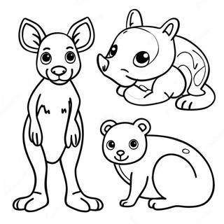 Pagina Para Colorir De Animais Australianos 70213-58054