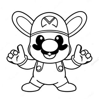 Mario Rabbids Páginas Para Colorir