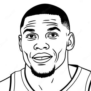 Pagina Para Colorir Do Russell Westbrook 70323-58126