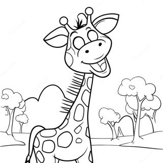 Pagina Para Colorir Do Feliz Geoffrey A Girafa 70364-58173