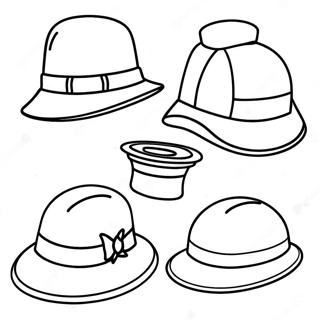 Pagina Para Colorir Dos Chapeus De Ajudantes Da Comunidade 70373-58182