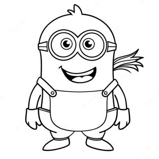 Pagina Para Colorir Do Minion Kevin 70503-58286