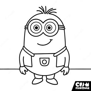 Pagina Para Colorir Do Minion Kevin 70503-58287