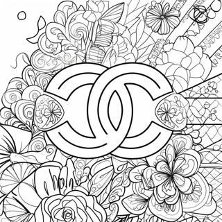 Pagina Para Colorir Do Logo Da Chanel 70523-58303