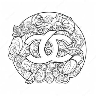 Pagina Para Colorir Do Logo Da Chanel 70523-58304