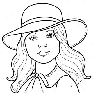 Pagina Para Colorir Da Madeline Com Seu Chapeu Iconico 70534-58313