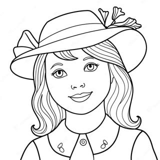 Pagina Para Colorir Da Madeline Com Seu Chapeu Iconico 70534-58315