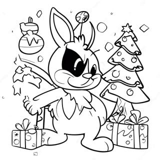 Pagina Para Colorir Looney Tunes De Natal 70553-58328