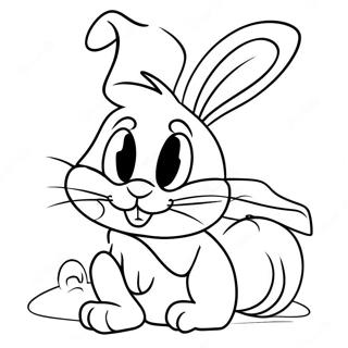 Pagina Para Colorir Bugs Bunny Com Chapeu De Papai Noel 70554-58340