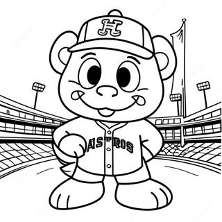 Pagina Para Colorir Mascote Dos Houston Astros 70604-58369