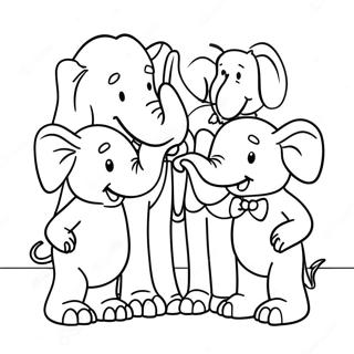 Pagina Para Colorir Do Babar Com Amigos 70674-58418