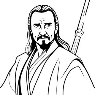 Pagina Para Colorir Qui Gon Jinn 70753-58482