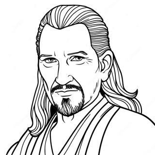 Pagina Para Colorir Qui Gon Jinn 70753-58483