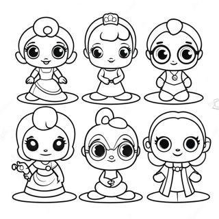 Pagina Para Colorir Personagens Adoraveis Da Funko Pop Disney 70834-58550