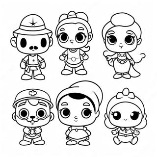 Pagina Para Colorir Personagens Adoraveis Da Funko Pop Disney 70834-58552