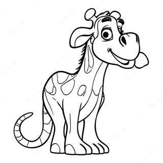 Pagina Para Colorir Do Melman Madagascar 70863-58582