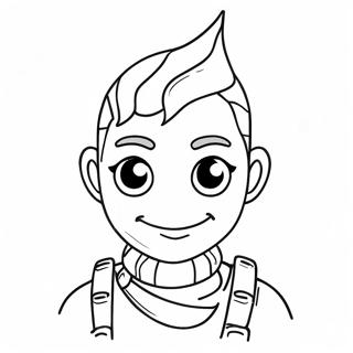 Pagina Para Colorir Do Personagem Klombo Colorido Do Fortnite 70914-58629