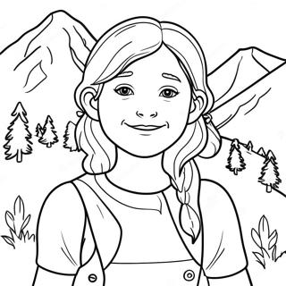 Pagina Para Colorir Da Heidi Nos Belos Alpes 70964-58658