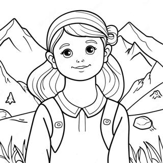 Pagina Para Colorir Da Heidi Nos Belos Alpes 70964-58660