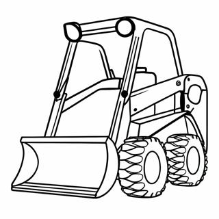 Pagina Para Colorir De Maquina Pesada Skid Steer 7104-5779