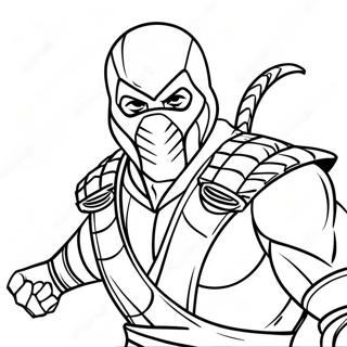 Pagina Para Colorir Scorpion De Mortal Kombat 71153-58807