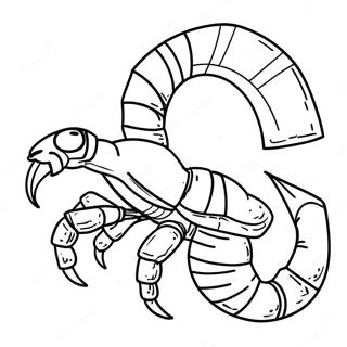 Pagina Para Colorir Scorpion Em Batalha Epica 71154-58810