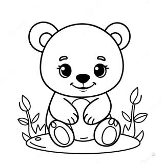 Pagina Para Colorir De Urso Bebe Fofo 7115-5792