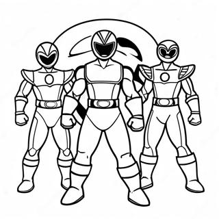 Pagina Para Colorir Equipe Mighty Morphin Power Ranger 71164-58818