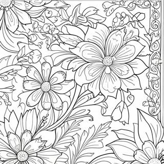 Pagina Para Colorir Padrao Floral De William Morris 71193-58839